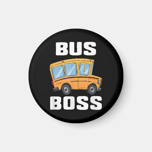 Busfahrer von Funny Bus Magnet (Vorne)