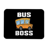 Busfahrer von Funny Bus Magnet (Horizontal)