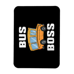 Busfahrer von Funny Bus Magnet