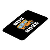 Busfahrer von Funny Bus Magnet (Linke Seite)