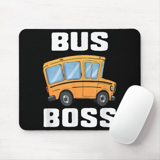 Busfahrer von Funny Bus Mousepad (Mit Mouse)