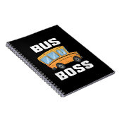 Busfahrer von Funny Bus Notizblock (Rechte Seite)