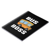 Busfahrer von Funny Bus Notizblock (Linke Seite)