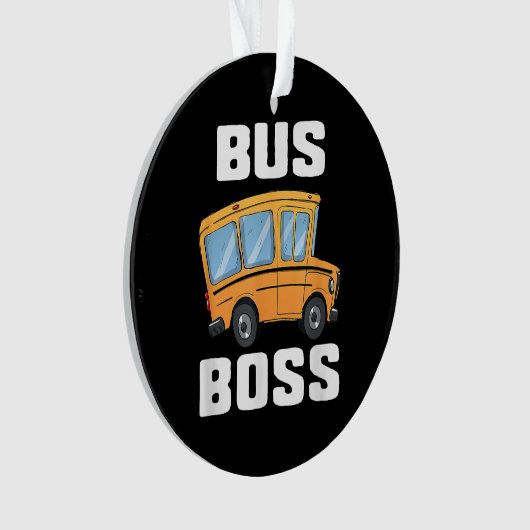 Busfahrer von Funny Bus Ornament (Vorderseite)