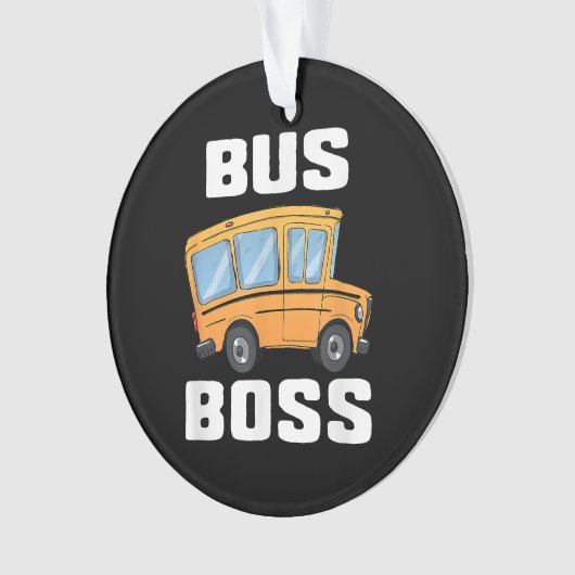 Busfahrer von Funny Bus Ornament (Vorderseite)