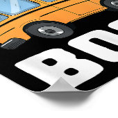 Busfahrer von Funny Bus Poster (Ecke)