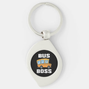 Busfahrer von Funny Bus Schlüsselanhänger