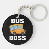 Busfahrer von Funny Bus Schlüsselanhänger (Rückseite)