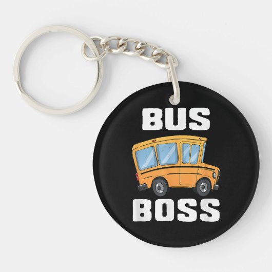 Busfahrer von Funny Bus Schlüsselanhänger (Vorderseite)