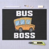 Busfahrer von Funny Bus Seidenpapier (Handwerk)