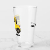 Busfahrer Yellow School Buslehrer Bildung Glas (Links)