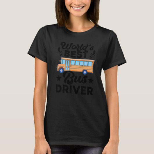Busfahrerbusse der Welt T-Shirt (Vorderseite)