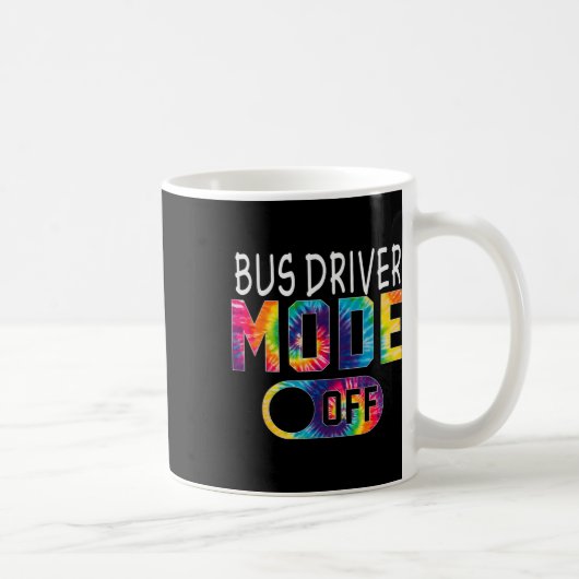 Busfahrermodus am letzten Tag der Krawatte D Kaffeetasse (Rechts)