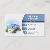 Busfahrt | Agent für Reisen Visitenkarte (Vorderseite)