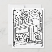 Busfärbeseiten für Kinder (Vorderseite)