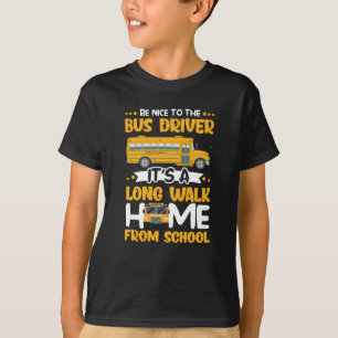 Busgestaltung für Schulbusse oder Busfahrer T-Shirt