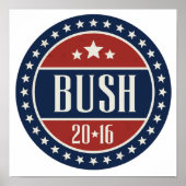 BUSH 2016 STARCIRCLE -.png Poster (Vorne)