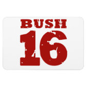 BUSH 2016 UNIFORM DISTRESSED -.png Magnet (Horizontal)