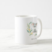 Bush Baby Koala Personalisiert Kaffeetasse (VorderseiteRechts)