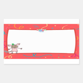 Bush Baby Name Tag Aufkleber