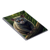 Bush Baby Perched on Jungle Branch Notizblock (Rechte Seite)