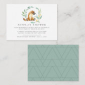 Bush Baby Platypus Baby Duschgeschenk Display Begleitkarte (Vorne/Hinten)