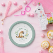 Bush Baby Platypus Baby Shower Paper Plate Pappteller (Party)