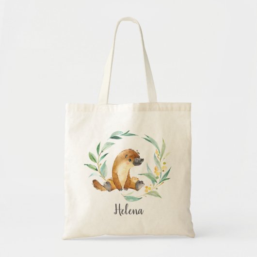 Bush Baby Platypus Personalisiert Tote Bag Tragetasche (Vorne)