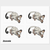 Bush Baby Sticker (Blatt)