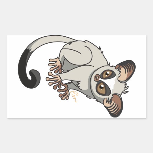 Bush Baby Sticker (Vorderseite)