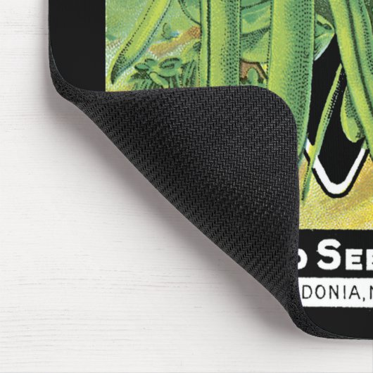 Bush Beans Seed Packet Label Mousepad (Ecke)