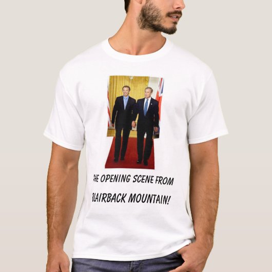 Bush-Blairhände, die Öffnungsszene von, Blair… T-Shirt (Vorderseite)