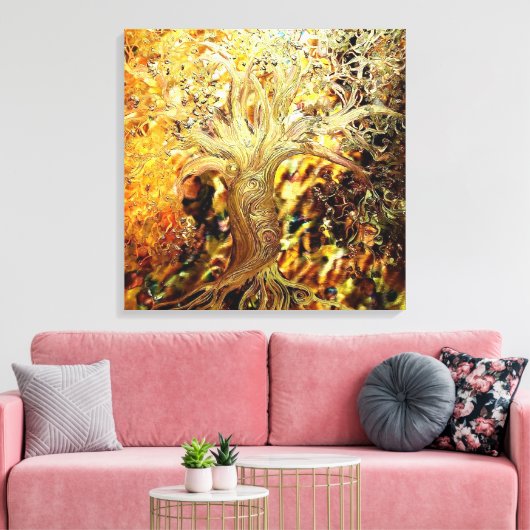 Bush brennen leinwanddruck (Insitu (Wohnzimmer))