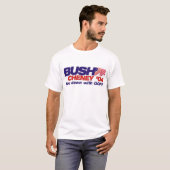 Bush/Cheney '04: Sie unten mit GOP? T-Shirt (Vorne ganz)