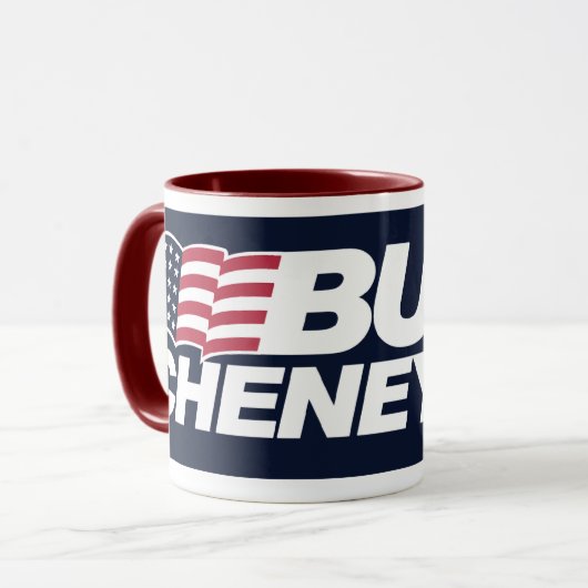 Bush/Cheney '08 Tasse (Vorderseite Links)