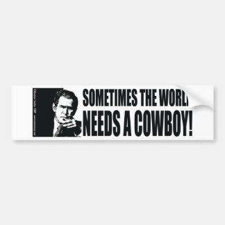 Bush Cowboy Autoaufkleber