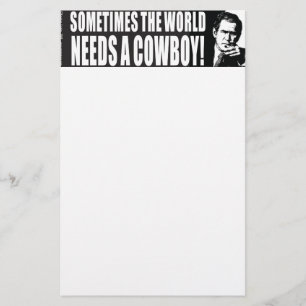 Bush Cowboy Briefpapier