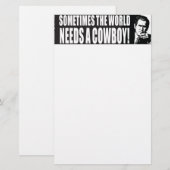 Bush Cowboy Briefpapier (Vorne/Hinten)