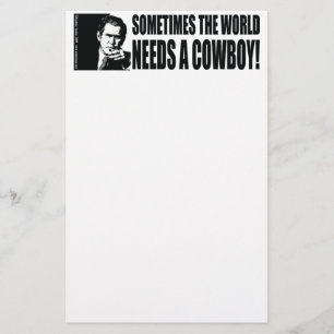 Bush Cowboy Briefpapier