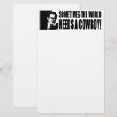 Bush Cowboy Briefpapier (Vorne/Hinten)