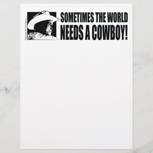 BUSH-Cowboy-Hat-White Flyer (Vorne)