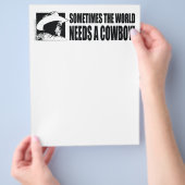 BUSH-Cowboy-Hat-White Flyer (Hand)