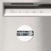 BUSH - COWBOY-White Magnet (In Situ (Geschirrspüler))