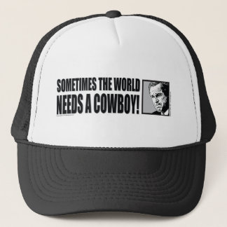 BUSH - COWBOY-White Truckerkappe