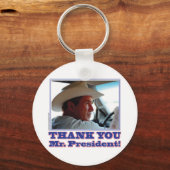 Bush-Danke Schlüsselanhänger (Vorderseite)