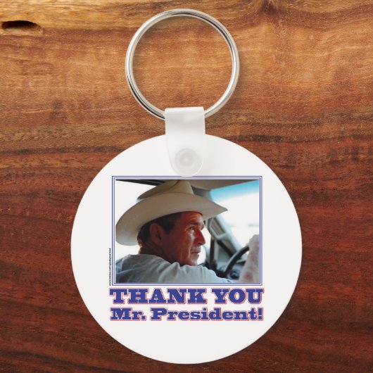 Bush-Danke Schlüsselanhänger (Vorderseite)