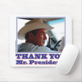Bush-Danken-Sie Mousepad (Mit Mouse)