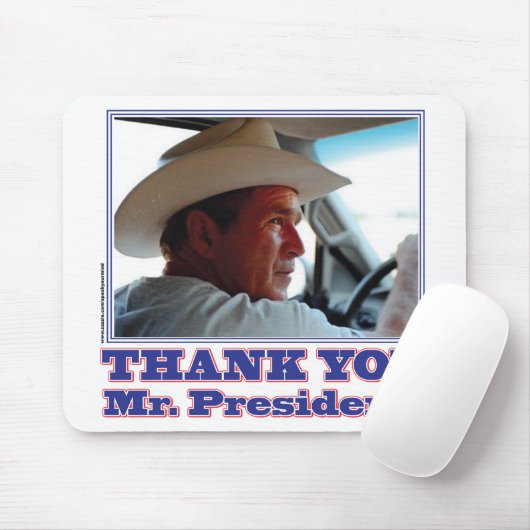 Bush-Danken-Sie Mousepad (Mit Mouse)