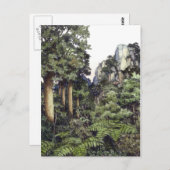 Bush druckt Neuseeland Postkarte (Vorne/Hinten)