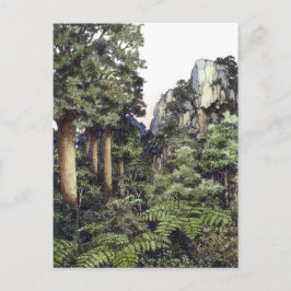 Bush druckt Neuseeland Postkarte